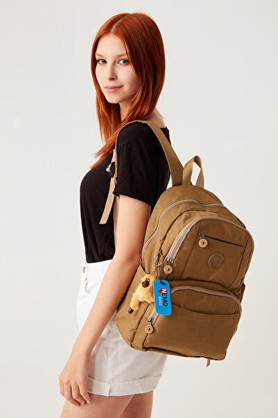 NEMO BAGS حقيبة ظهر يونيسكس من الخردل مع حجرة للكمبيوتر المحمول، حقيبة مدرسية...