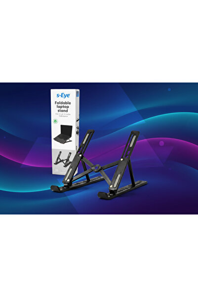 s-Eye Foldable Laptop Stand LAB31 - Metal, 10 Positions, Anatomical, 13-15", ...
