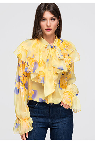 OMBRE Cămașă de damă, casual, croială lejeră OW-SH-E0043