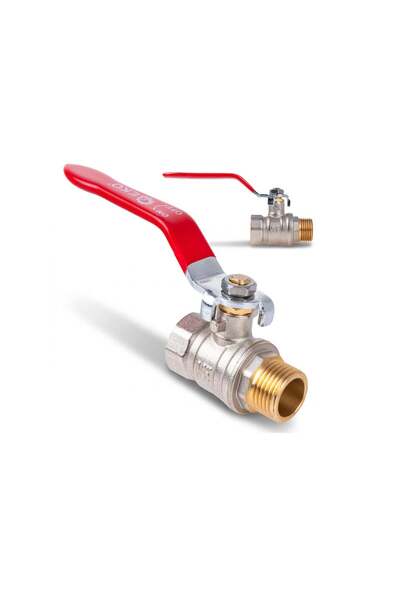 GEKO Robinet cu bilă 1/2 " WZ DN15 cu garnitură de etanșare, G70220