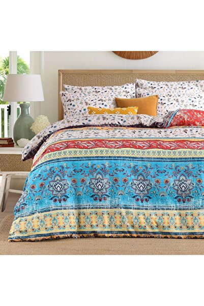 Generic HORIMOTE HOME Boho Floral Double Duvet Cover Sets - Reversible Soft B...