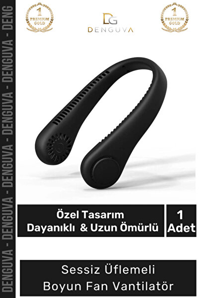 Denguva #BoyunFanı Güçlü Sessiz Şarj Edilebilir USB Giyilebilir Taşınabilir M...