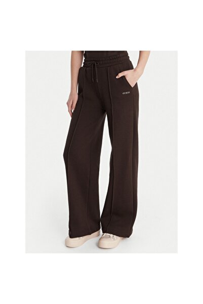 Guess Pantaloni de trening pentru femei V6RB17K9V31 Maro