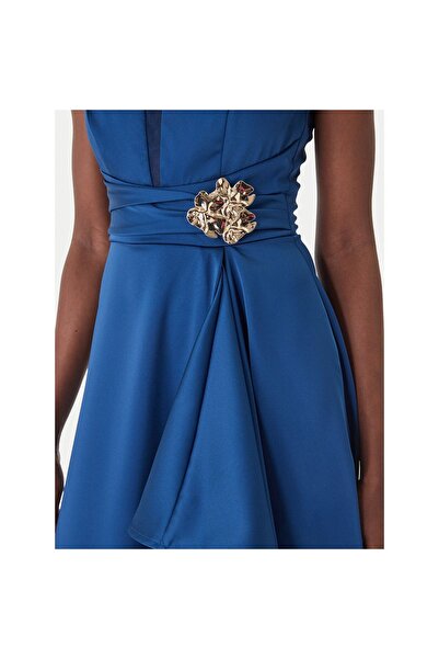 RINASCIMENTO Rochie de cocktail pentru femei CFC0127853003 Albastru