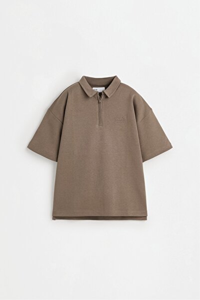 LEFTIES İnterlok polo yaka t-shirt