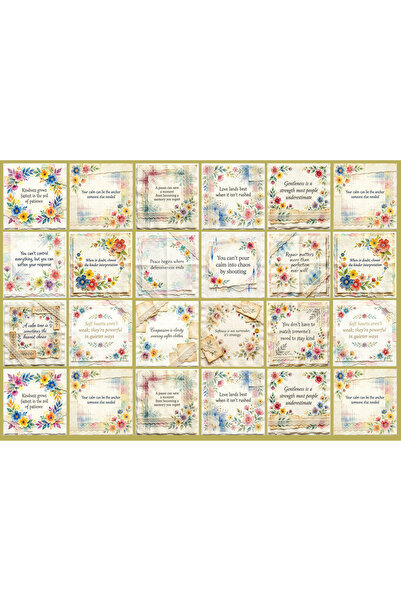 TELLGRAF Patterns Themed Sticker Set (21X31 cm 1 Set)