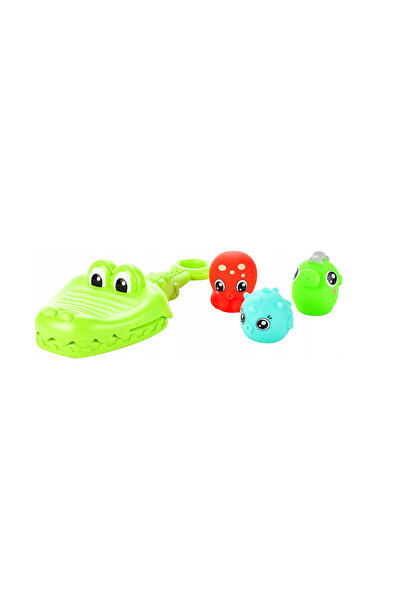 MalPlay Set de jucării de baie cu crocodil și animale marine, 4 piese, 108381