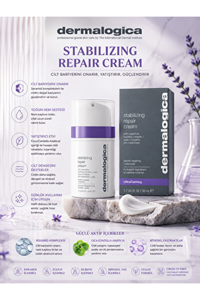 Dermalogica Stabilizing Repair Hassas Ciltler İçin Cilt Bariyeri Onarıcı, Güç...