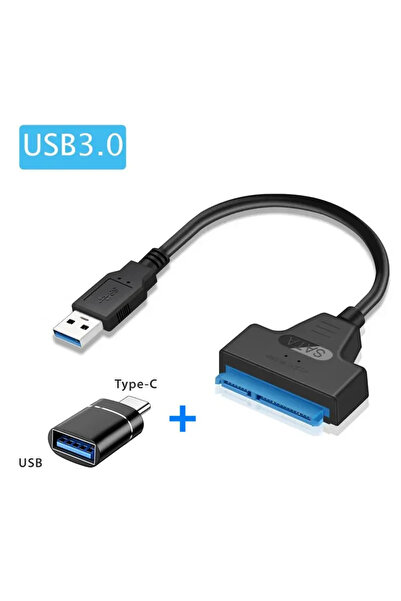Choice4 0.5m USB 3.0 With otg USB 3.0 To SATA Cable For 2.5 Inch External HDD...