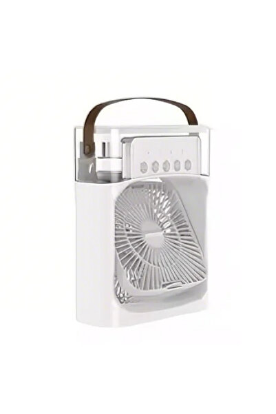 Choice4 مروحة تبريد هواء محمولة صغيرة 3 في 1 من AHQ-A-WHITE مع ضوء ليلي LED و...