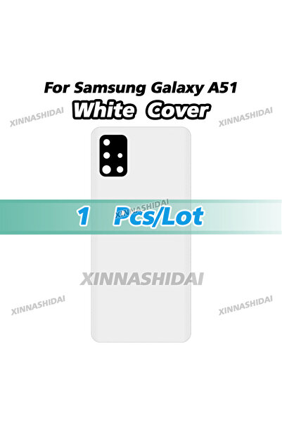 Choice3 1pcs white cover New For A51 Battery Back Cover Glass Panel Rear Door...