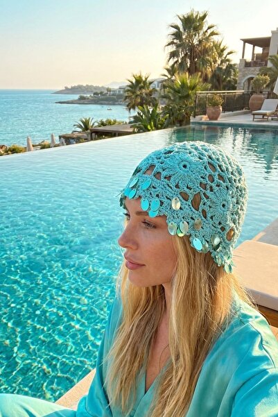 LAGRANZE Bella Pul Detailed Bohemian Beret