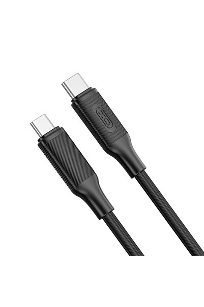 Xo Cablu NB-Q265B PD USB-C la USB-C, 1.0 m, 60 W, negru
