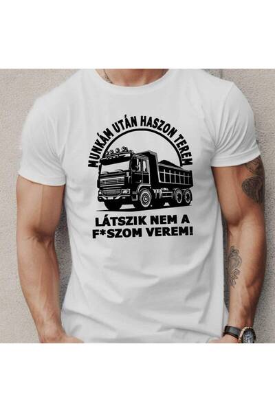 NOURAM Fun Hungarian Men's Short Sleeve Summer T-shirt Top