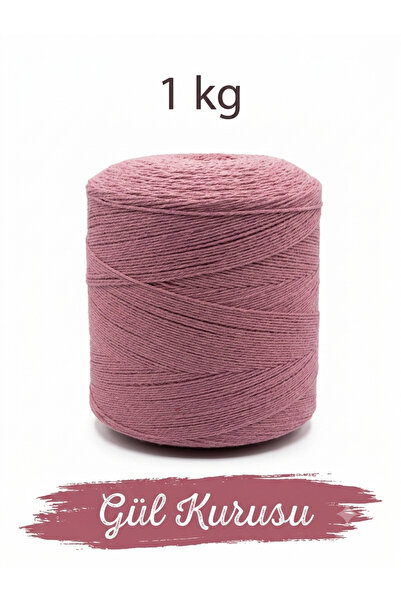 Bevella Macrame Cord 1 κιλό Βαμβακερό νήμα για πλέξιμο στο χέρι - Νήμα αμιγκο...