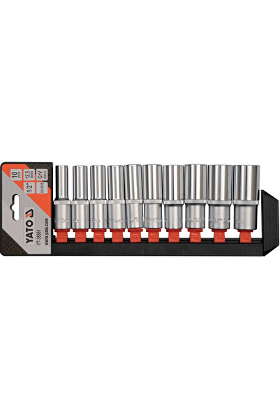 VOREL by YATO Set de chei tubulare lungi YATO 1/2'' 10 bucăți. YT-38861 NASADKI