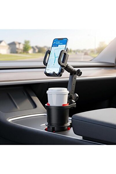 Generic Car Cup Holder Phone Mount with Adjustable Base, Stable Fit for Most ...