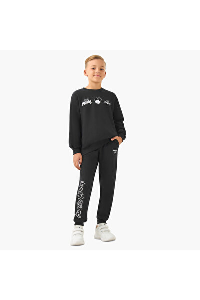 Marvel Boys Sweatshirt and Joggers Set with Mickey Mouse Print - Cotton - Lon...