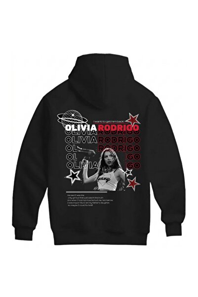 SVART WEAR Hanorac Olivia Rodrigo unisex supradimensionat, 100% bumbac