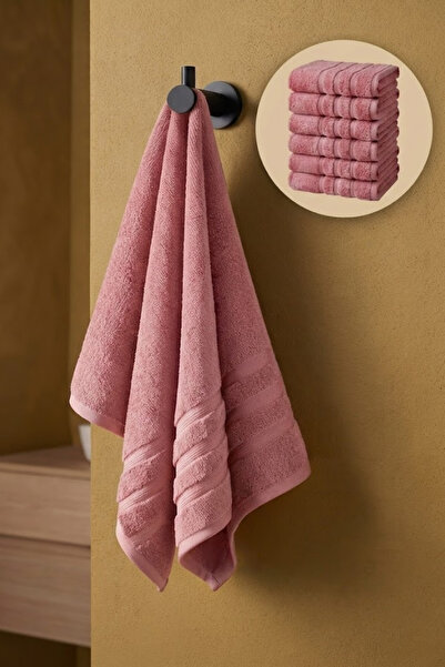 Seritaine 6-Pack Işıl Premium Hand Towels 41X71Cm - Pink - 100% Cotton - 600 ...