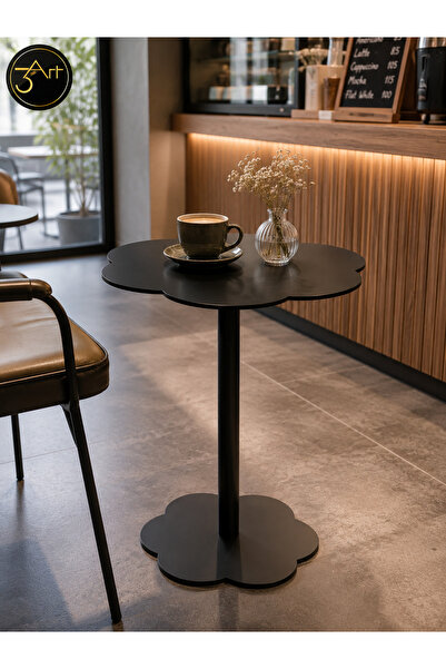 3Art Metal Dekorasyon Tic.Ltd.Şti Side Table – Modern Flower Coffee Table - f...