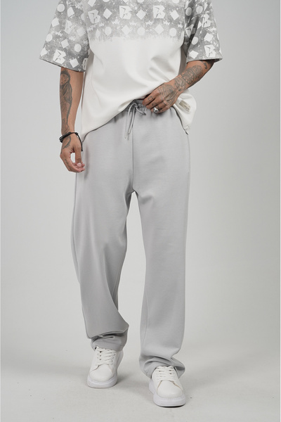 Butik Trend Biz Elastic Waist Pocket Baggy Fit Men's Sweatpants