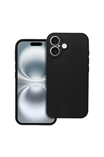 Techwave Μαλακή θήκη σιλικόνης για Apple iPhone 16 μαύρη