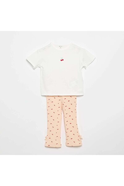 KIABI 2-piece T-shirt and Leggings Set PINK