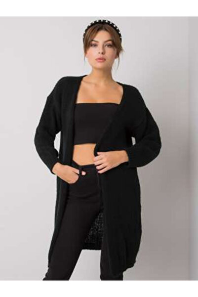 Och Bella Women's Cardigan, Och Bella, Acrylic, Long Sleeve, Black, model TW-...