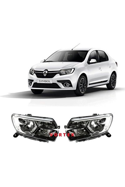 Arisar Renault Symbol 2016 Sonrası Uyumlu LED'li Ön Far Sağ