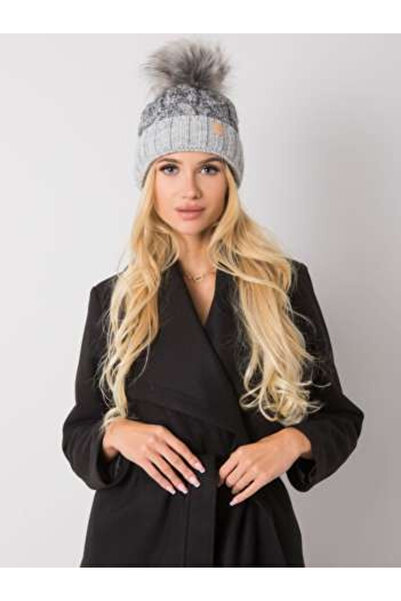 rue parıs Caciula Dama Acril, RUE PARIS, Gri Model JK-CZ-26.23X