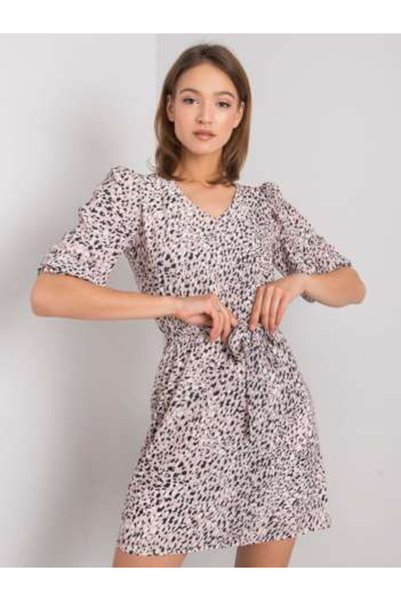 LAKERTA Women's Dress, LAKERTA, Polyester, 3/4 Sleeve, Dark Pink, model LK-SK...