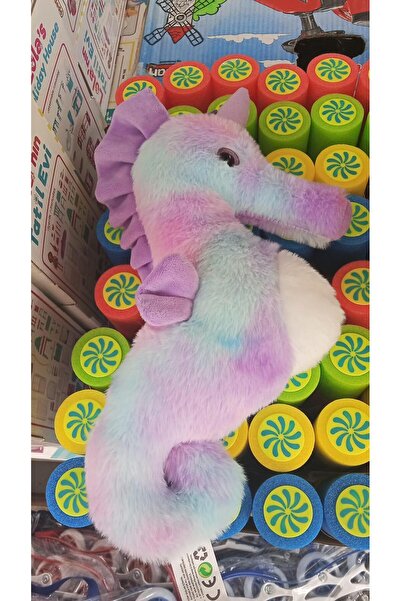 HALLEY Oyuncak Peluş Sevimli Mor Denizatı Uyku Arkadaşı 40 cm