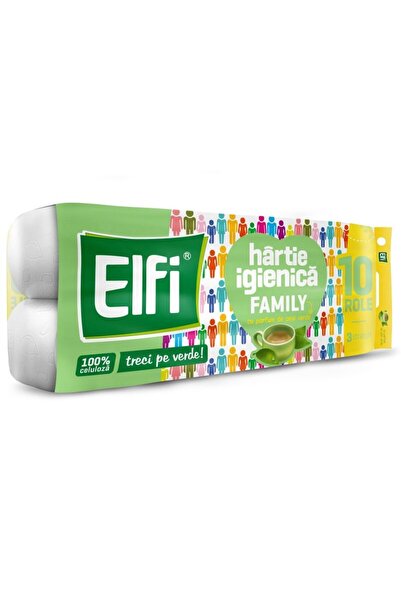 Elfi Toilet Paper 10 ROLLS 3 PLY Family