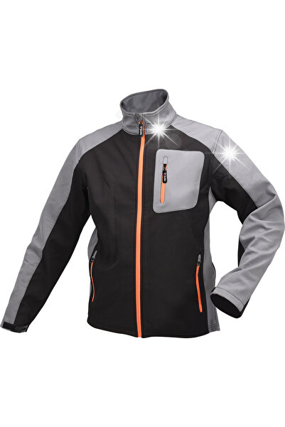 yato Bluză Jachetă de lucru Softshell Negru-Gri R.XXXL