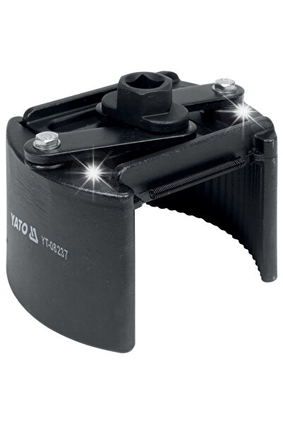 VOREL by YATO Cheie reglabilă cu arc pentru filtru de ulei, gamă 105-150mm YT...
