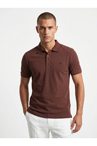Sparrow Polo Collar Slim Fit Embroidered 100% Cotton Premium T-Shirt