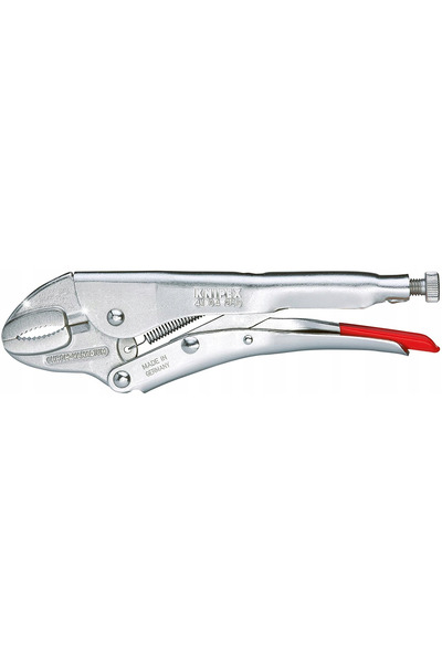 Knipex Clești de prindere 250 mm cu șurub de reglare 41 04 250