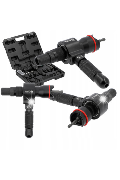 yato NITOWNICA PENTRU ȘURUBURI 2-6,4mm ȘI PIULITE M3-M12 ADAPTOR PENTRU ȘURUB...