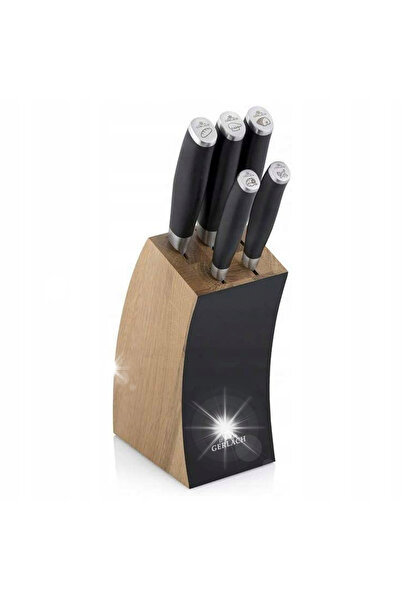 Gerlach SET COMPLET DE CUȚITE DECO NEGRE 991A, 6 PIESE