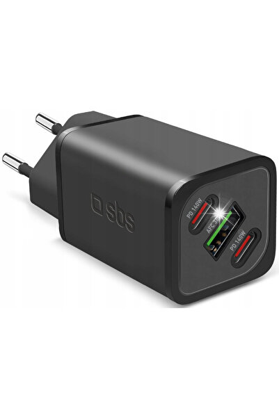 SBS Încărcător de rețea NanoTube GaN PD 2x USB-C / USB-A 140W Negru