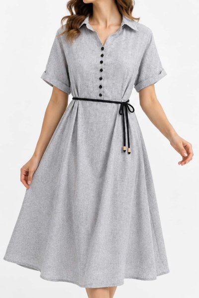 Cuckoo Cotton Women's Linen Dress