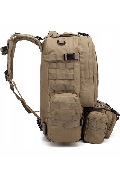 Nela-Styl Rucsac militar tactic mare 50L militar 4 în 1 Koanni