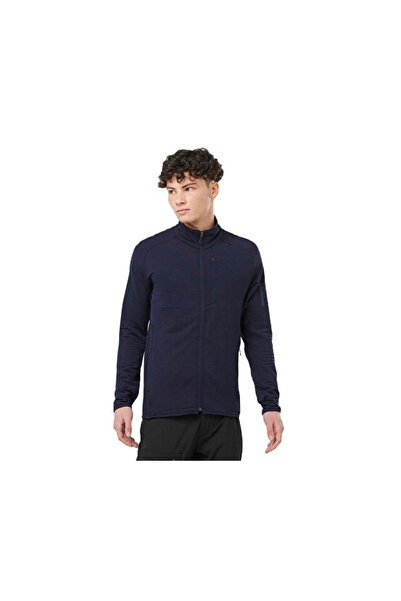 Salomon Essential Lightwarm Men's Outdoor Quarter Zip Fleece Top Lc2111500 Na...