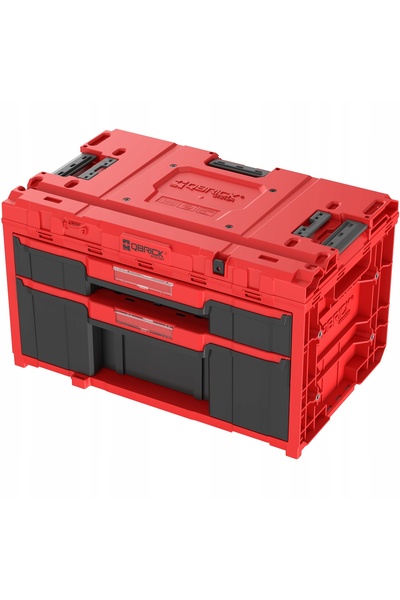 Qbrick Cutie de scule Sistem cu un singur sertar 2.0 Roșu