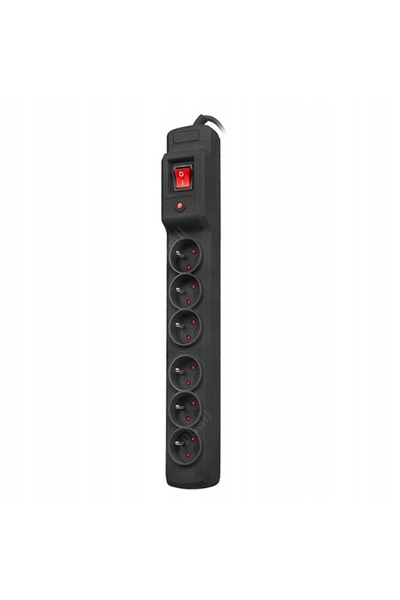 Reball Prelungitor cu protecție la supratensiune, 6 prize, ARCON M6, 2500W, 1,5m