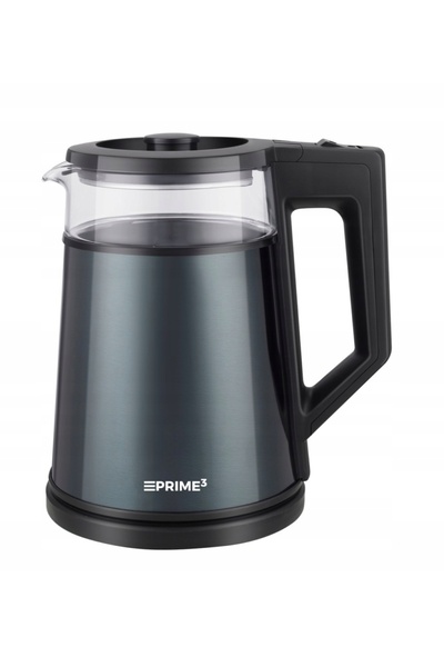 PRIME3 Fierbător electric SEK21 1355W 1,2l bază rotativă Negru