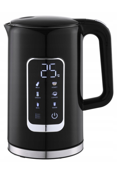 Platinet Fierbător electric KETTLE 1.7L LCD 5 setări de temperatură + cană 450ml