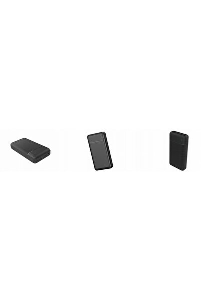 Platinet Baterie externă 20000mAh 2xUSB USB-C Textură acumulator negru