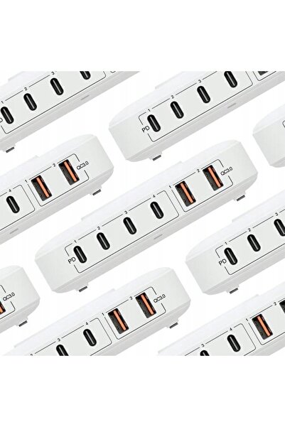 3MK Stație de încărcare 100W Wireless 4x USB-C 2x USB-A Hyper Charger PowerMax